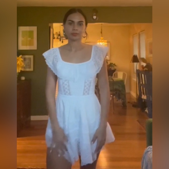 Charo Ruiz Vaiana Dress in White - Picture 1 of 4